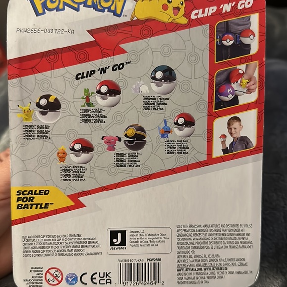 Pokemon Clip N Go Battle Feature Set | Figure Machop E Snubbull Con Action Ready Plus Sticker